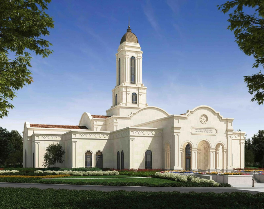 Bakersfield_California_Temple_front view